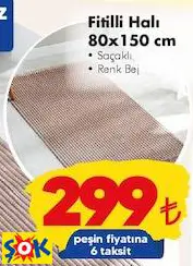 FİTİLLİ HALI 80X150 CM